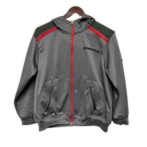 Hardwood Classics Milwaukee Bucks Throwback Vintage 69 Hooded Men's Jacket Large